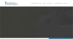 Desktop Screenshot of gamlebyendyreklinikk.no